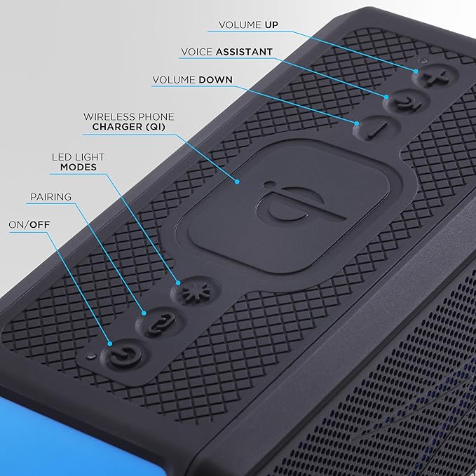 Altec Lansing Loud Portable Speakers Bluetooth Wireless Waterproof
