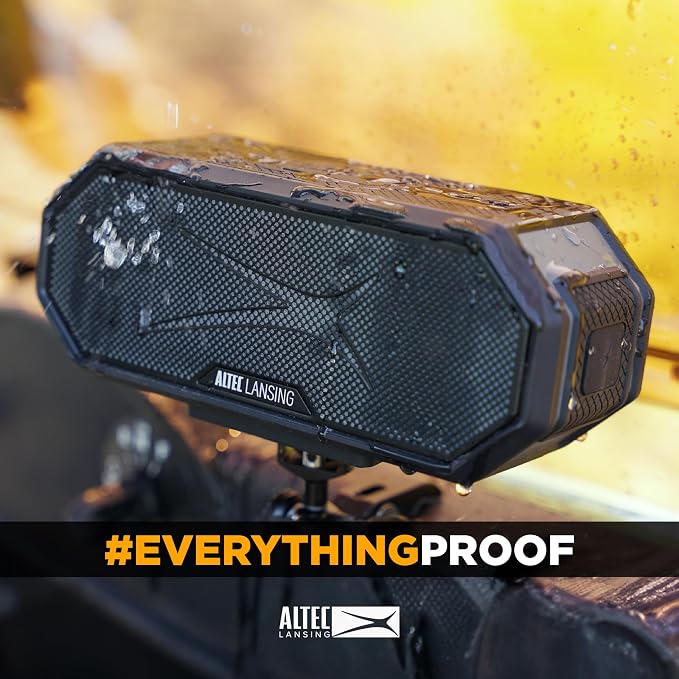 Altec Lansing Loud Portable Speakers Bluetooth Wireless Waterproof