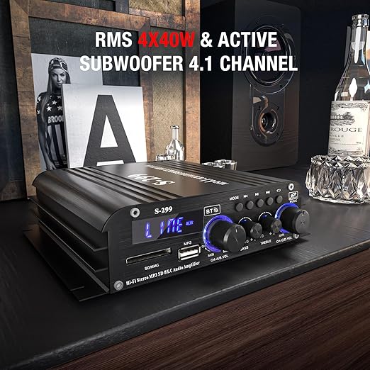 Facmogu S-299 4.1CH Bluetooth Power Amplifier