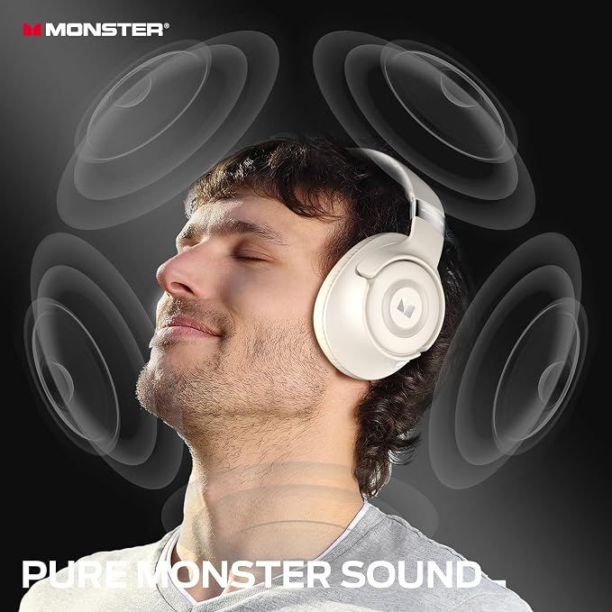 Monster Persona SE ANC Active Noise Cancelling Headphones, 60H Playtime
