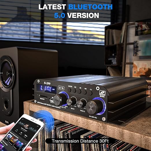Facmogu S-299 4.1CH Bluetooth Power Amplifier