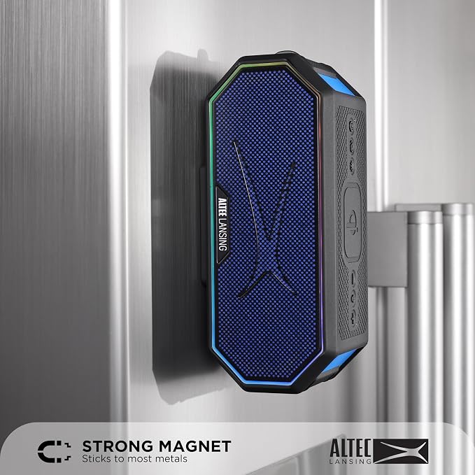 Altec Lansing Loud Portable Speakers Bluetooth Wireless Waterproof