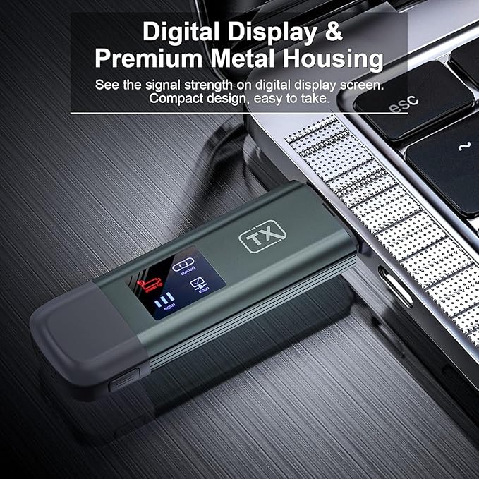 Wireless HDMI Transmitter and Receiver, TTQ Wireless HDMI Extender 4K Supported