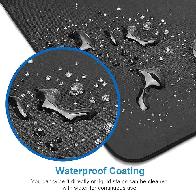 Sunset Ocean Wave Mouse Pad, Square Mousepad, Waterproof Mouse Mat Non-Slip